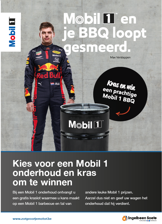 Win een Mobil 1 barbecue!